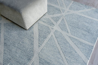 Exquisite Rugs Miami 6791 Silver/Ivory Area Rug Detail Image