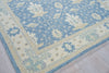 Exquisite Rugs Claremont Oushak 6793 Blue/Ivory Area Rug Corner Image