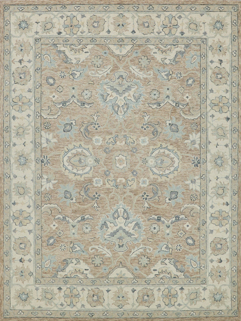 Exquisite Rugs Claremont Oushak 6795 Light Brown/Ivory Area Rug main image