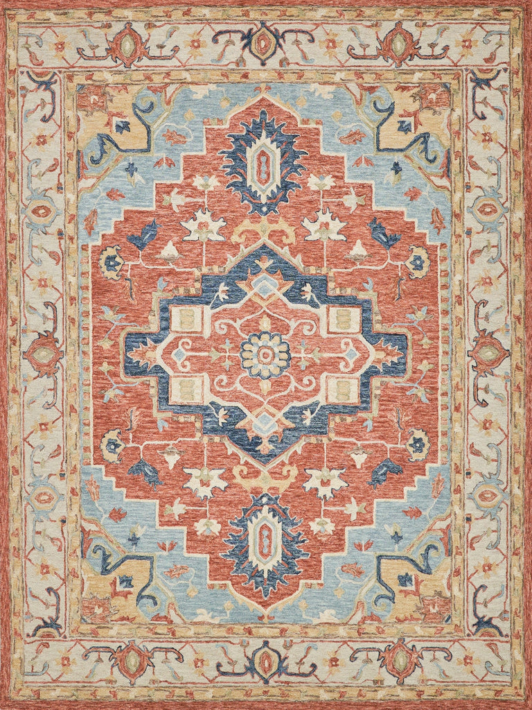 Exquisite Rugs Richmond Serapi 6796 Beige/Red Area Rug main image