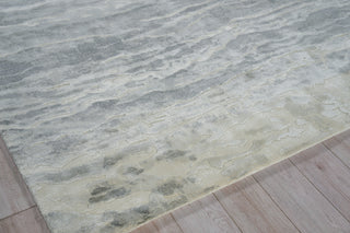 Exquisite Rugs Travertine 6804 Silver Area Rug Corner Image