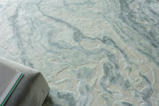 Exquisite Rugs Saccara 6806 Blue Area Rug Detail Image