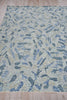 Exquisite Rugs Botanica 6808 Blue/Ivory/Multi Area Rug Closeup Image