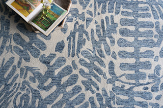 Exquisite Rugs Botanica 6813 Blue/Ivory Area Rug Pile Image