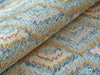 Exquisite Rugs Bargello 6814 Light Blue/Multi Area Rug Lifestyle Image Feature