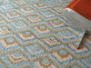 Exquisite Rugs Bargello 6814 Light Blue/Multi Area Rug Detail Image