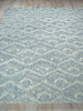 Exquisite Rugs Bargello 6815 Light Blue Area Rug Closeup Image
