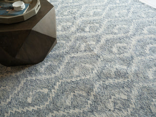 Exquisite Rugs Bargello 6815 Light Blue Area Rug Detail Image
