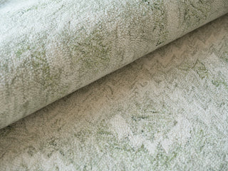 Exquisite Rugs Bargello 6817 Light Green Area Rug Lifestyle Image Feature
