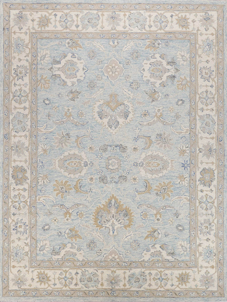 Exquisite Rugs Marietta Oushak 6823 Light Blue/Ivory Area Rug main image