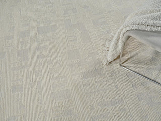 Exquisite Rugs Aspen 6828 Silver/Ivory Area Rug Lifestyle Image Feature