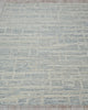 Exquisite Rugs Park City 6838 Blue/Ivory Area Rug Closeup Image