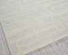 Exquisite Rugs Park City 6842 Silver/Ivory Area Rug Corner Image