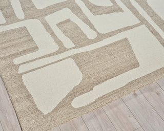 Exquisite Rugs Carmel 6848 Camel/Ivory Area Rug Corner Image