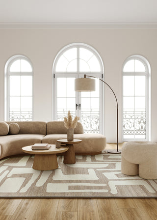 Exquisite Rugs Carmel 6848 Camel/Ivory Area Rug 