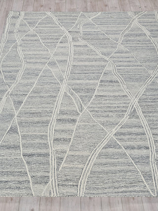 Exquisite Rugs Tangiers 6863 Gray/Ivory Area Rug Closeup Image