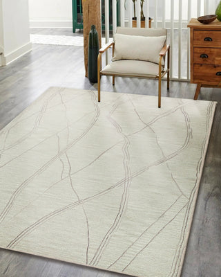 Exquisite Rugs Tangiers 6864 Ivory/Beige Area Rug Lifestyle Image Feature