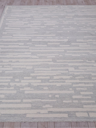 Exquisite Rugs Carmel 6871 Light Gray/Ivory Area Rug Closeup Image