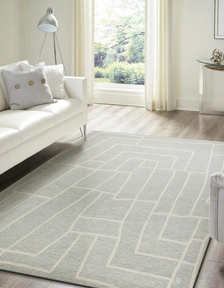 Exquisite Rugs Tangiers 6872 Blue/Ivory Area Rug 