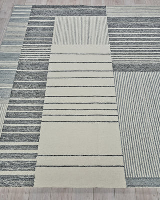 Exquisite Rugs Castine 6874 Gray/Ivory Area Rug Closeup Image