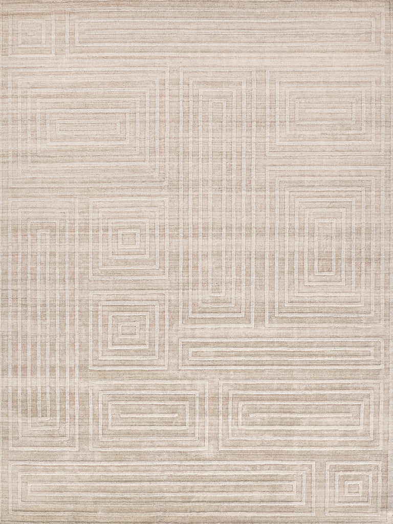 Exquisite Rugs Lotus 6952 Beige/Brown Area Rug by The Met main image