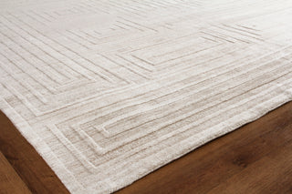 Exquisite Rugs Lotus 6952 Beige/Brown Area Rug by The Met Corner Image