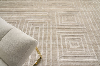 Exquisite Rugs Lotus 6952 Beige/Brown Area Rug by The Met Lifestyle Image Feature
