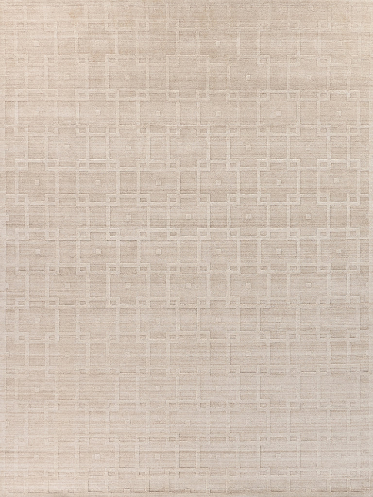 Exquisite Rugs Lotus 6953 Beige/Brown Area Rug by The Met main image