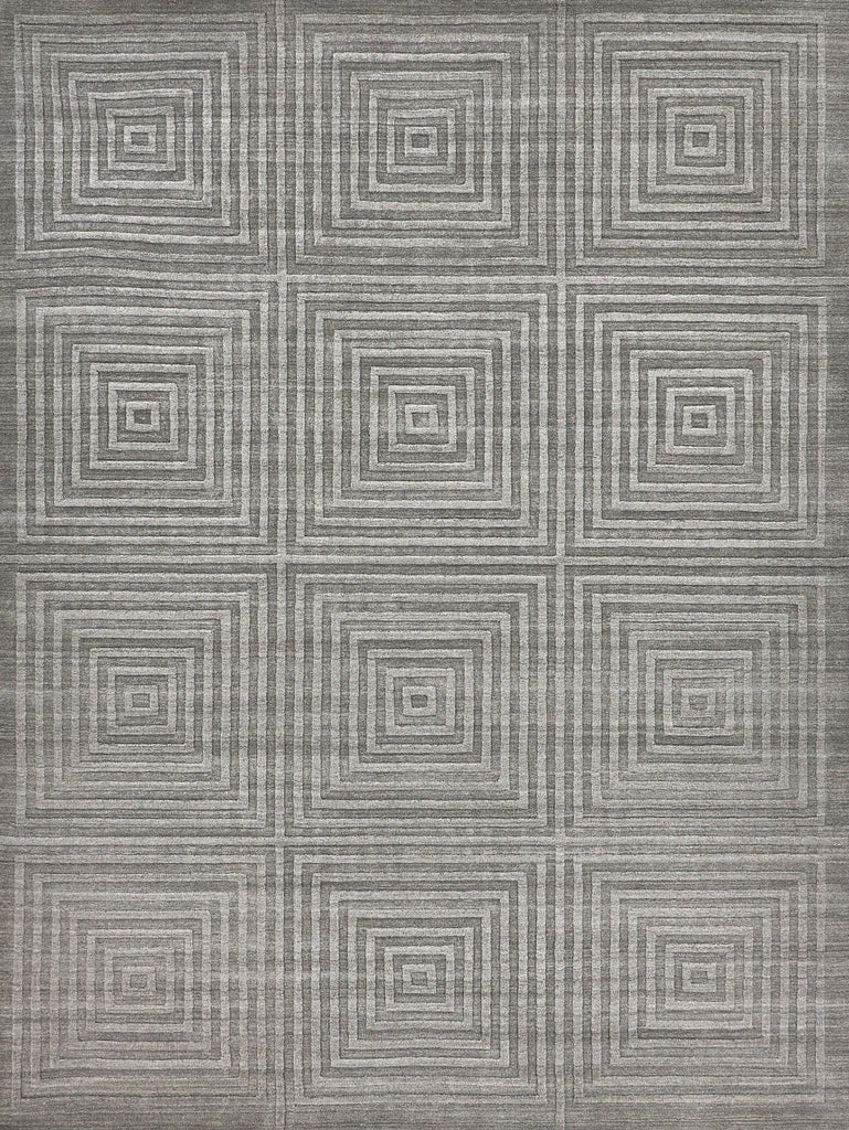 Exquisite Rugs Lotus 6956 Gray/Silver Area Rug by The Met main image