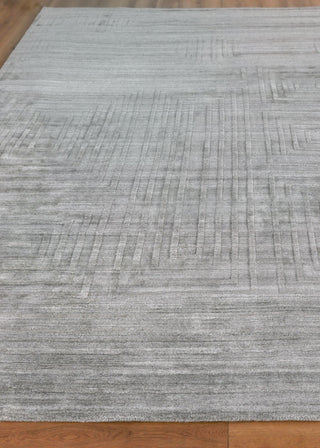 Exquisite Rugs Lotus 6957 Gray/Silver Area Rug Closeup Image