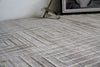Exquisite Rugs Lotus 6957 Gray/Silver Area Rug Detail Image