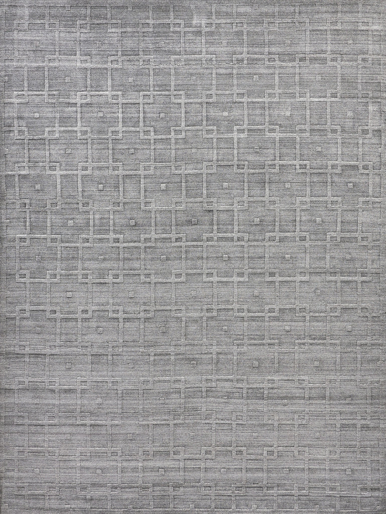 Exquisite Rugs Lotus 6958 Gray/Silver Area Rug by The Met main image