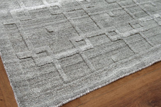 Exquisite Rugs Lotus 6958 Gray/Silver Area Rug by The Met Corner Image