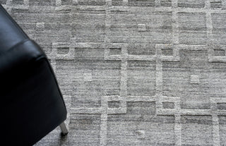 Exquisite Rugs Lotus 6958 Gray/Silver Area Rug by The Met Lifestyle Image Feature