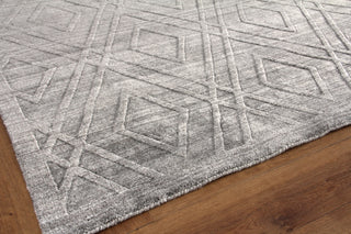 Exquisite Rugs Lotus 6959 Gray/Silver Area Rug by The Met Corner Image
