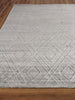 Exquisite Rugs Lotus 6959 Gray/Silver Area Rug by The Met Closeup Image