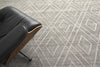 Exquisite Rugs Lotus 6959 Gray/Silver Area Rug by The Met Lifestyle Image Feature