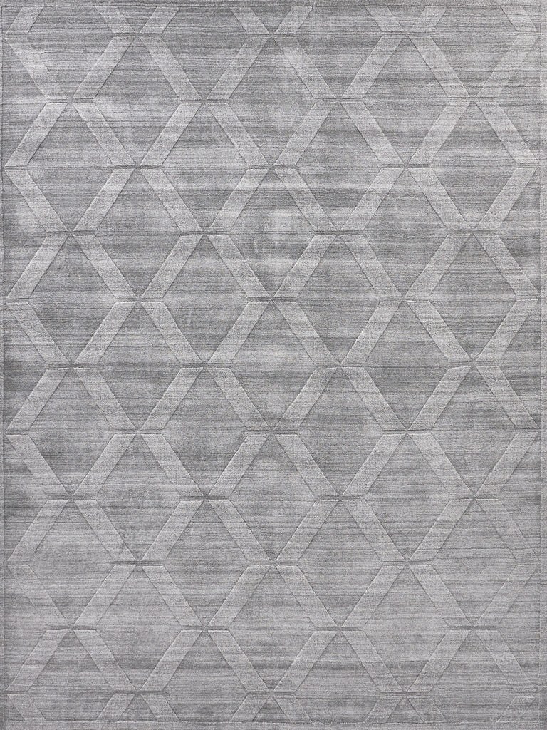 Exquisite Rugs Lotus 6960 Gray/Silver Area Rug by The Met main image