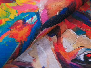 Exquisite Rugs Frida 6965 Red / Multi Area Rug Lifestyle Image Feature