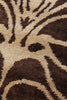 Exquisite Rugs Metro 7030 Brown/Ivory Area Rug Closeup Image