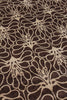Exquisite Rugs Metro 7030 Brown/Ivory Area Rug Detail Image