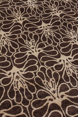 Exquisite Rugs Metro 7030 Brown/Ivory Area Rug Detail Image