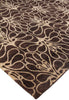 Exquisite Rugs Metro 7030 Brown/Ivory Area Rug Lifestyle Image Feature