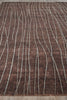 Exquisite Rugs Metro 7033 Brown Area Rug Closeup Image