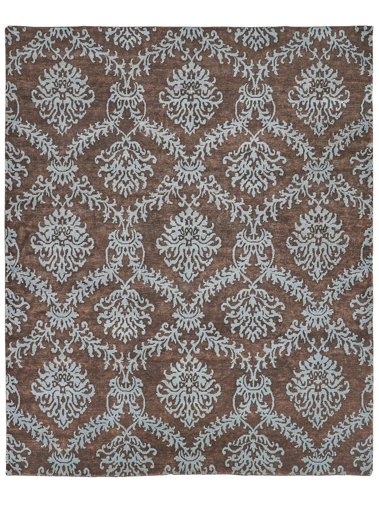 Exquisite Rugs Metro 7038 Brown/Light Blue Area Rug main image