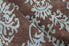 Exquisite Rugs Metro 7038 Brown/Light Blue Area Rug Pile Image