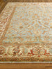 Exquisite Rugs Antique Weave Serapi 7044 Light Blue/Ivory Area Rug Closeup Image