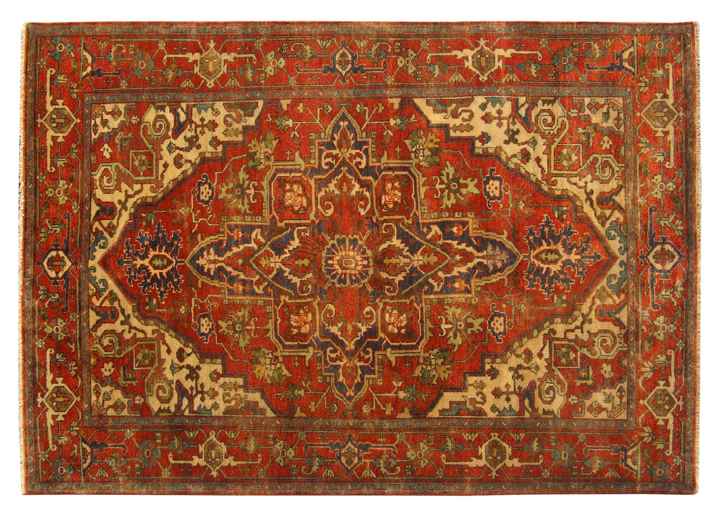 Exquisite Rugs Antique Weave Serapi 7045 Rust/Ivory Area Rug main image