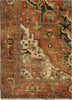 Exquisite Rugs Antique Weave Serapi 7045 Rust/Ivory Area Rug Closeup Image