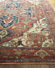 Exquisite Rugs Antique Weave Serapi 7045 Rust/Ivory Area Rug Lifestyle Image Feature
